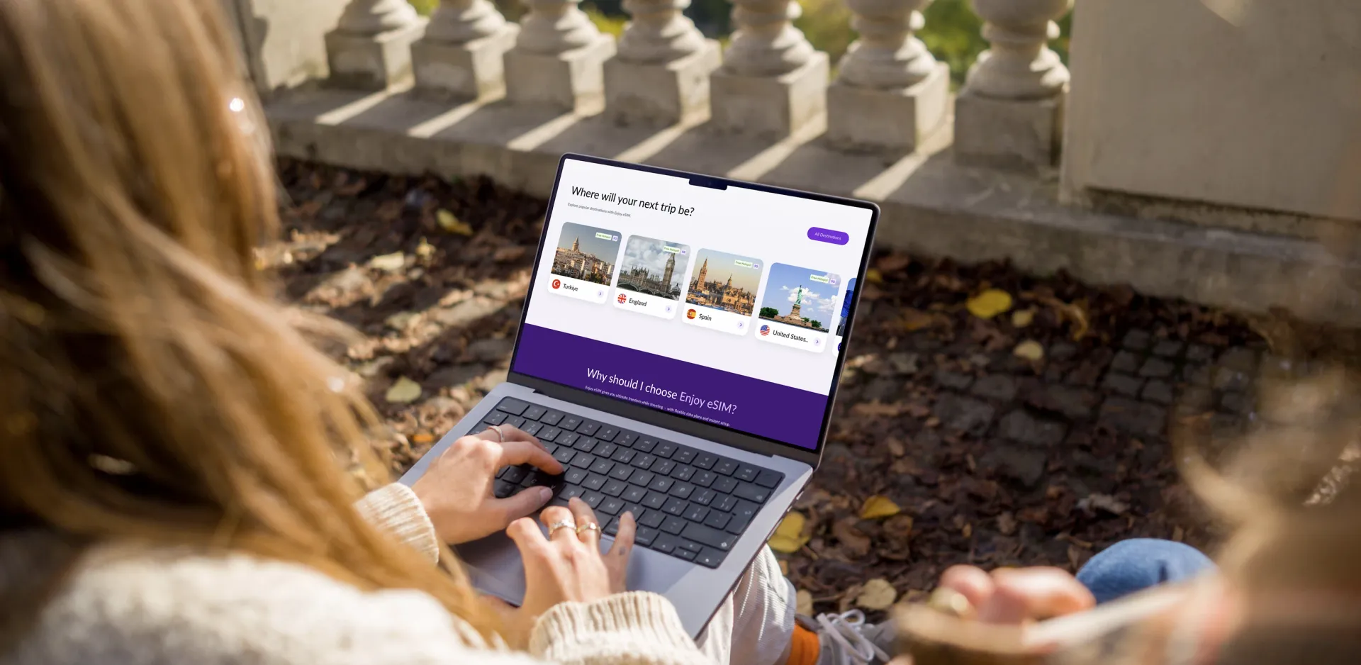 Enjoy eSIM Website: Taking Global Connectivity Direct to Travellers · The Solution