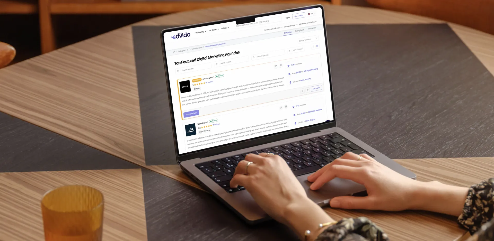 Edvido: Redesigning the Agency-Brand Marketplace for Growth at Scale · Experience Highlights