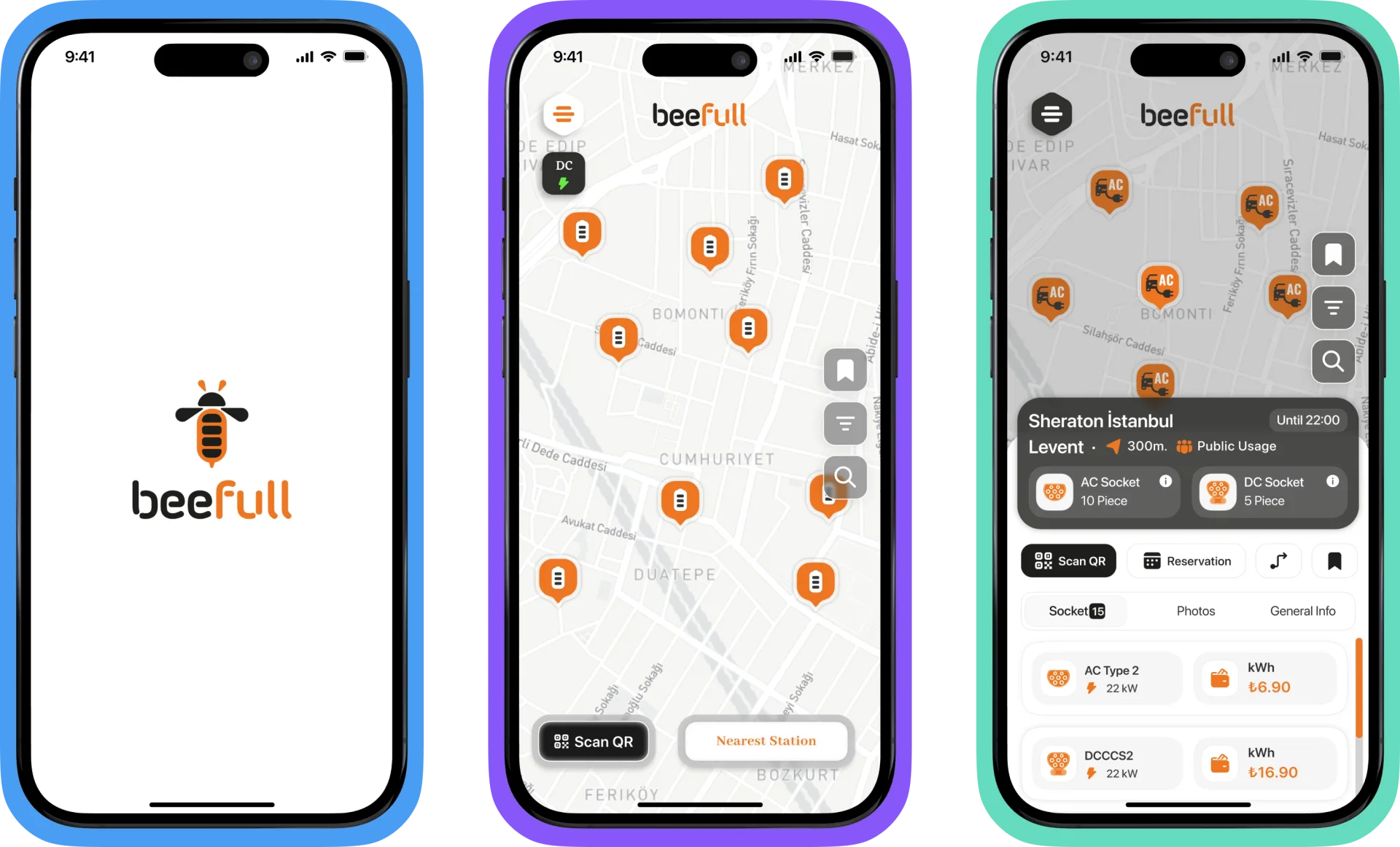Beefull: One App for EV Charging and Powerbanks · The Solution